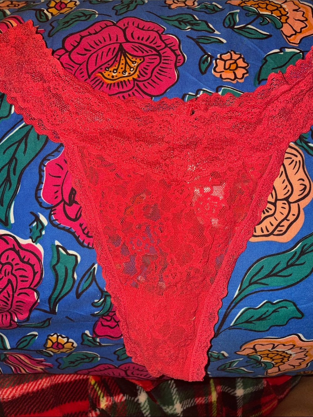 Red Bell Thong- Well Worn